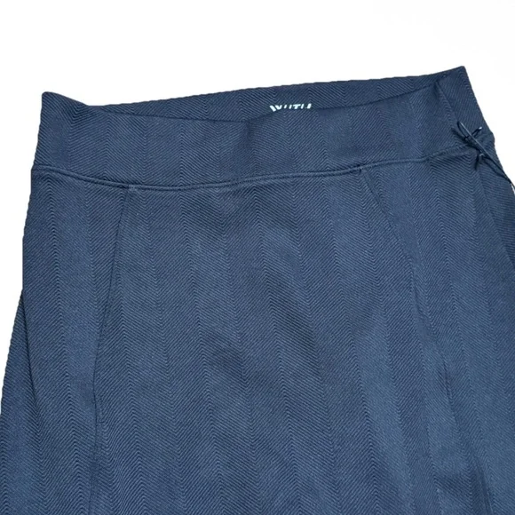 Wear It To Heart TERESA SLIT FLARE BLACK Legging Medium - Picture 6 of 9